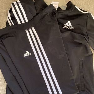 Youth Adidas jacket and exercise pants